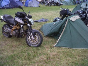 Bike & tent